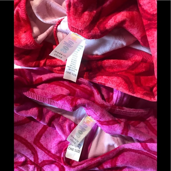 Lularoe LLR Valentines Legging pack of 2 OS - Picture 4 of 6